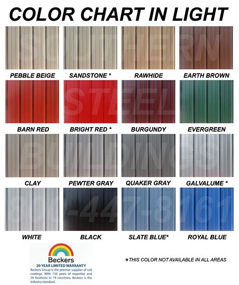 metal siding for houses colors|metal building colors chart.